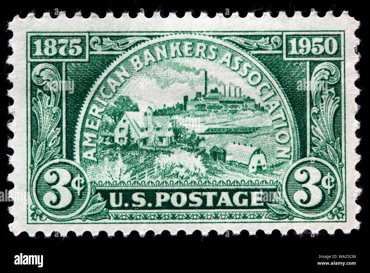 American Bankers Association, timbre-poste, USA, 1950 Banque D'Images
