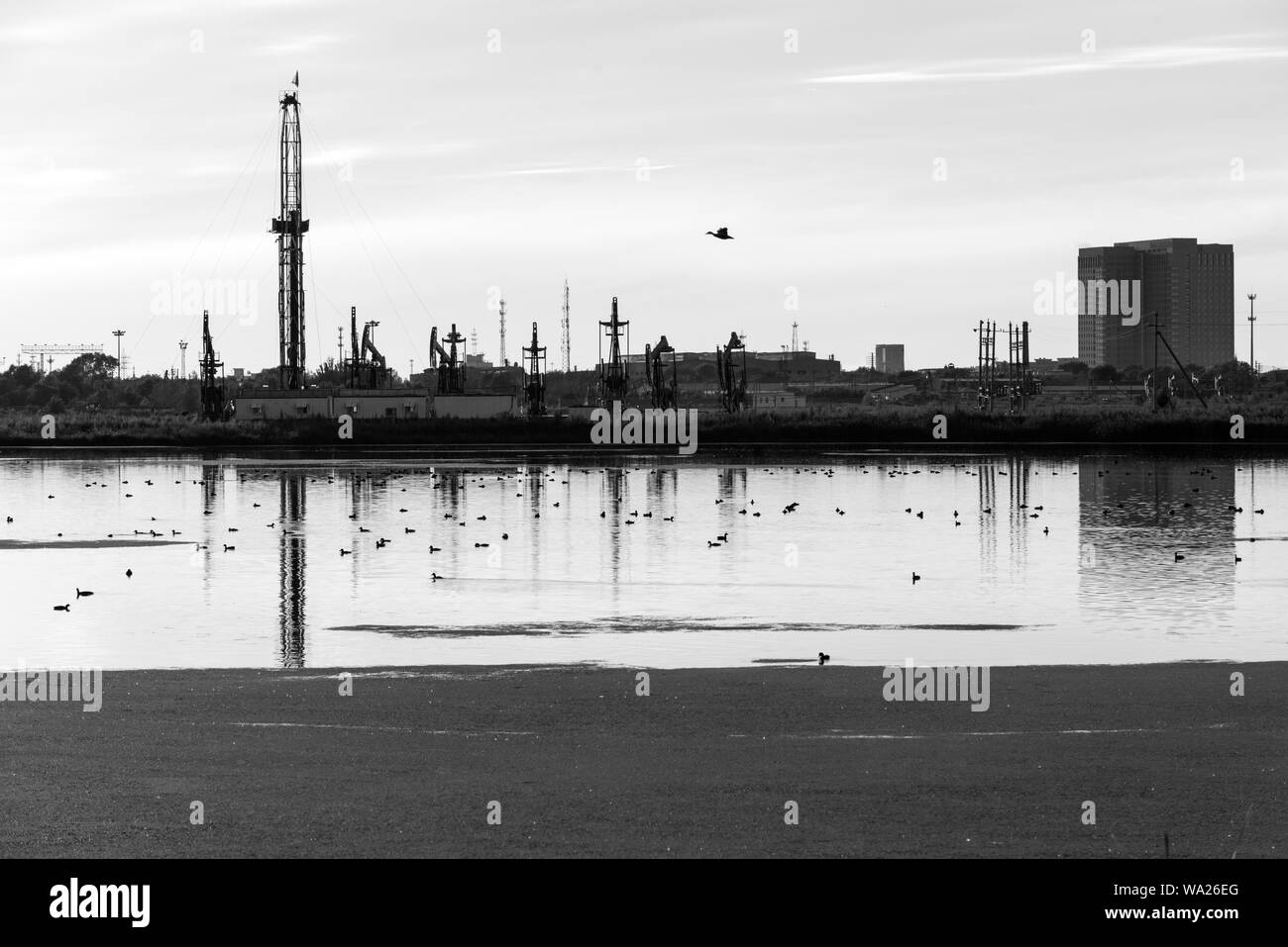 Oilfield outlook Banque D'Images