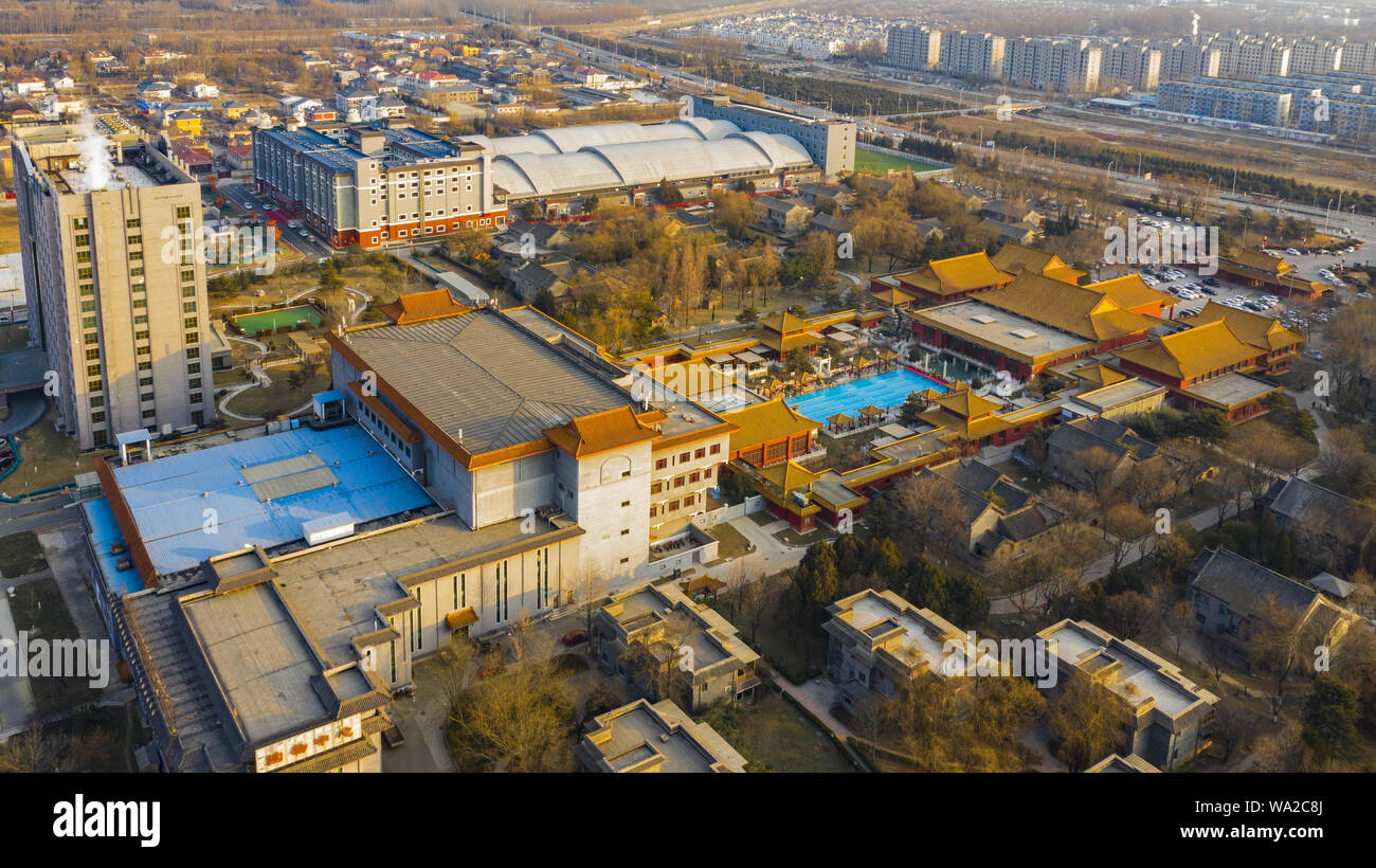 Jiuhua hotel est situé dans le district de Changping Pékin xiaotangshan town Banque D'Images