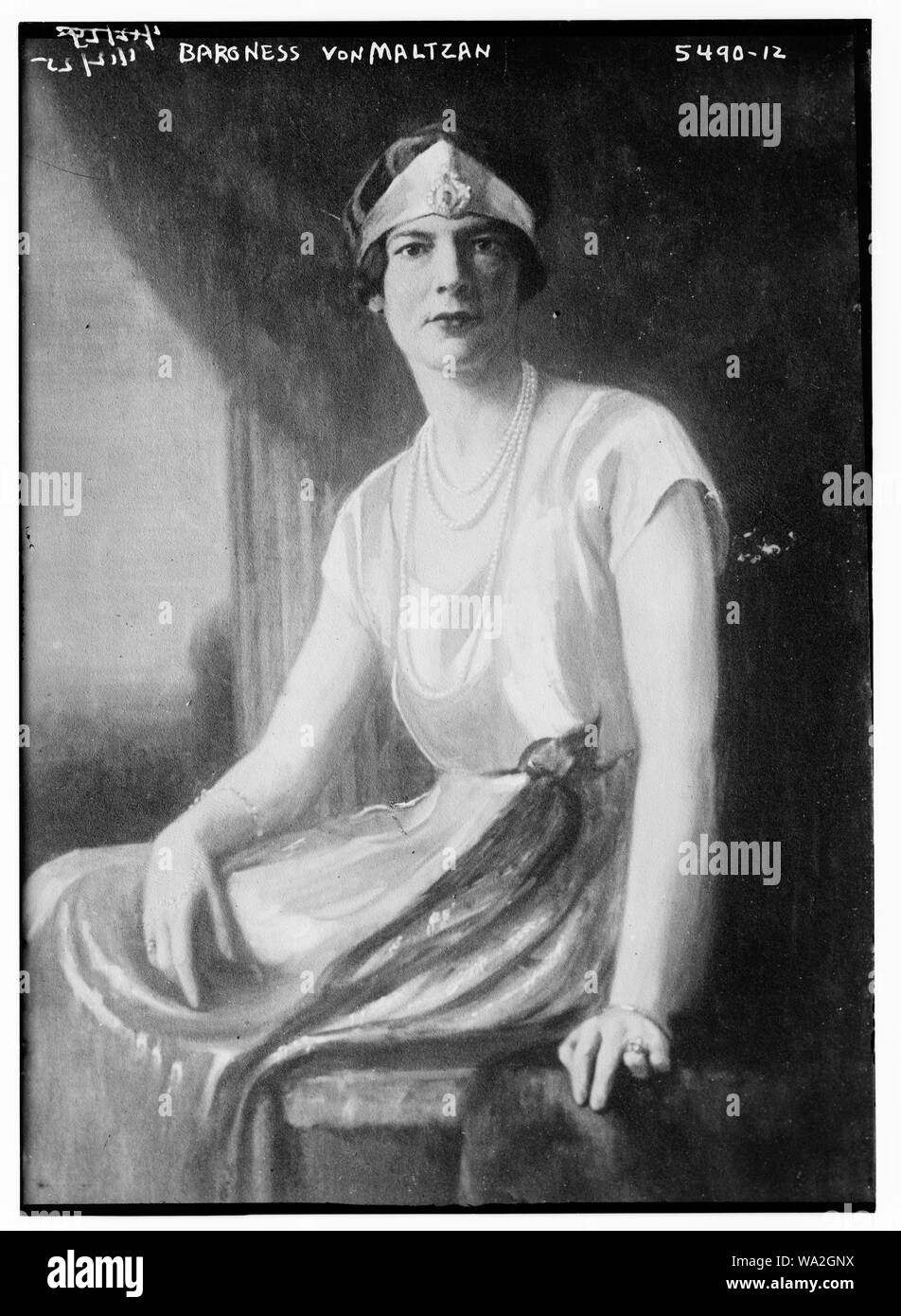 La baronne von Maltzan Banque D'Images