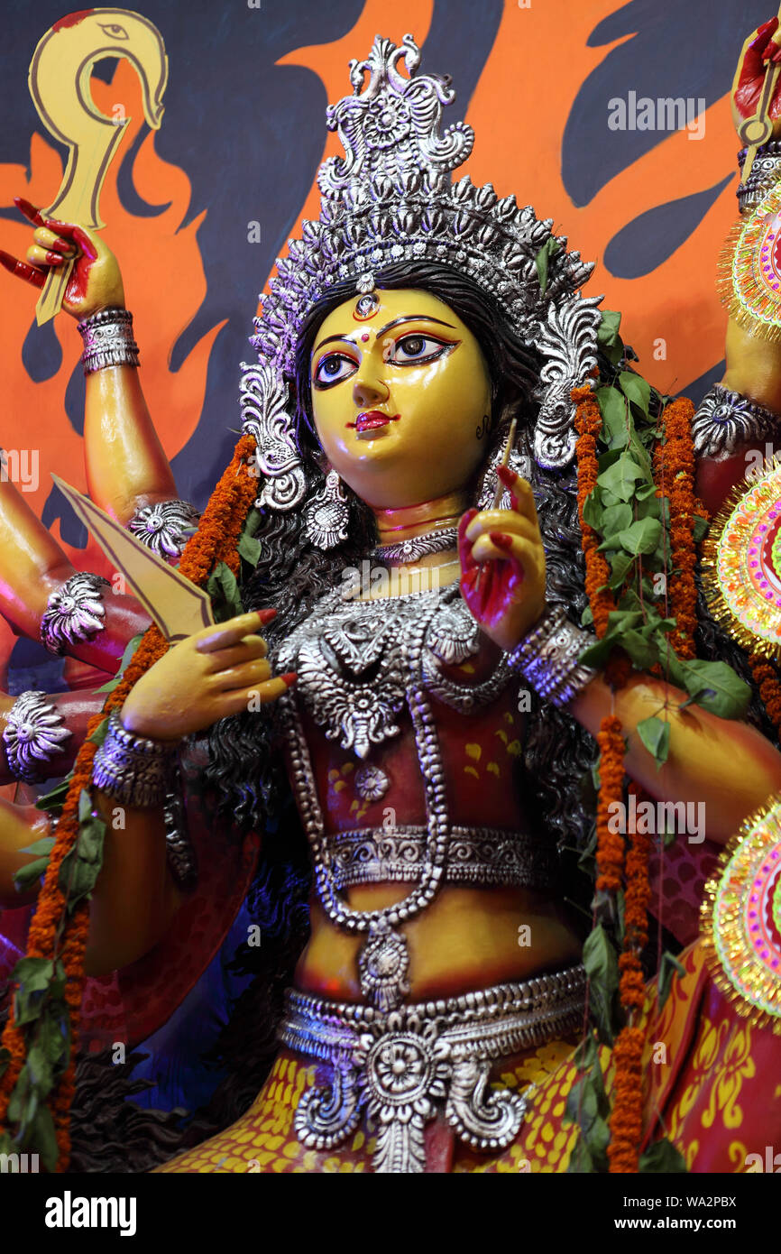 Durga pooja, Kolkata, West Bengal, India Banque D'Images