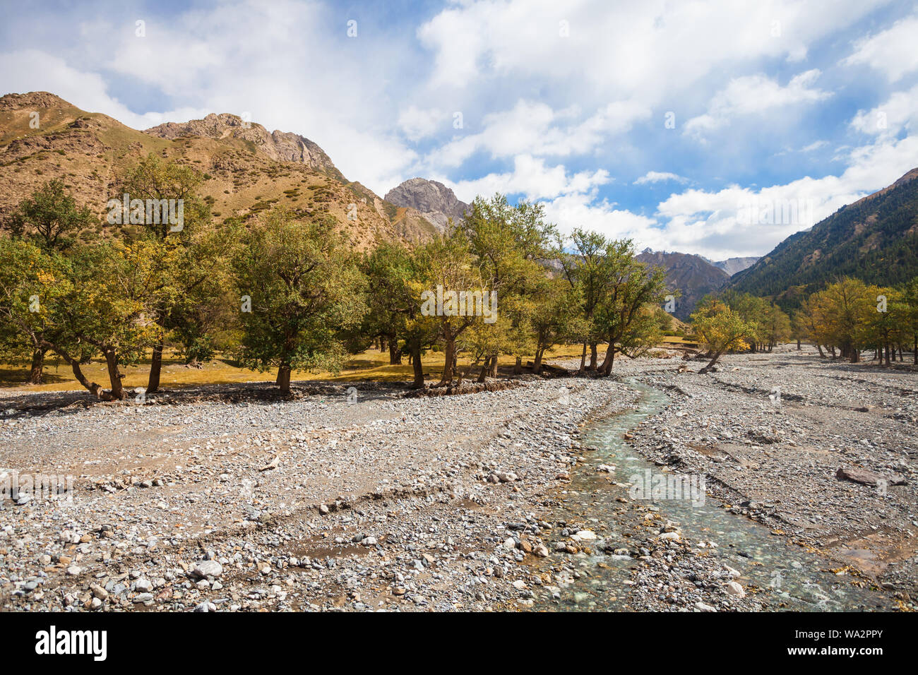 Les beaux paysages du Xinjiang Banque D'Images