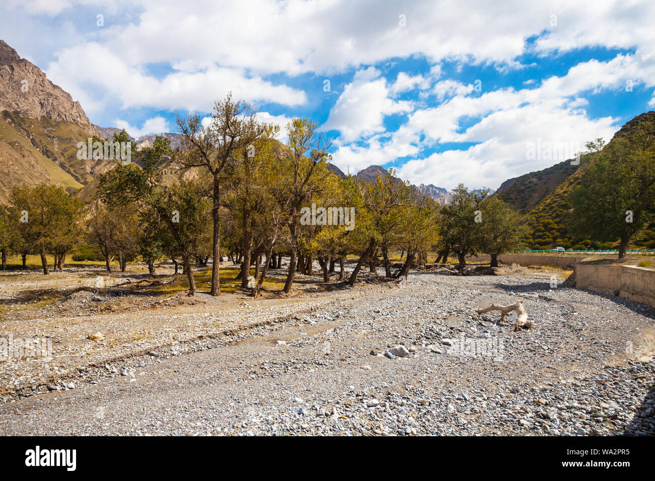 Les beaux paysages du Xinjiang Banque D'Images