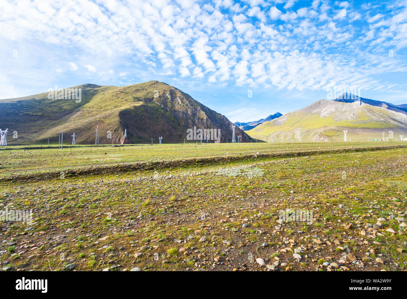 Des paysages du Tibet Banque D'Images