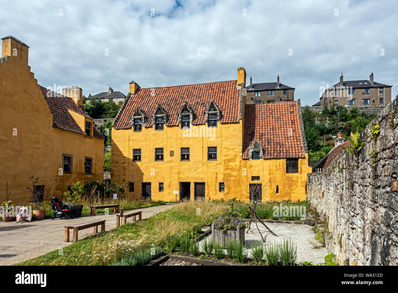 National Trust for Scotland préservé Culross Palace en Écosse Fife Culross Banque D'Images