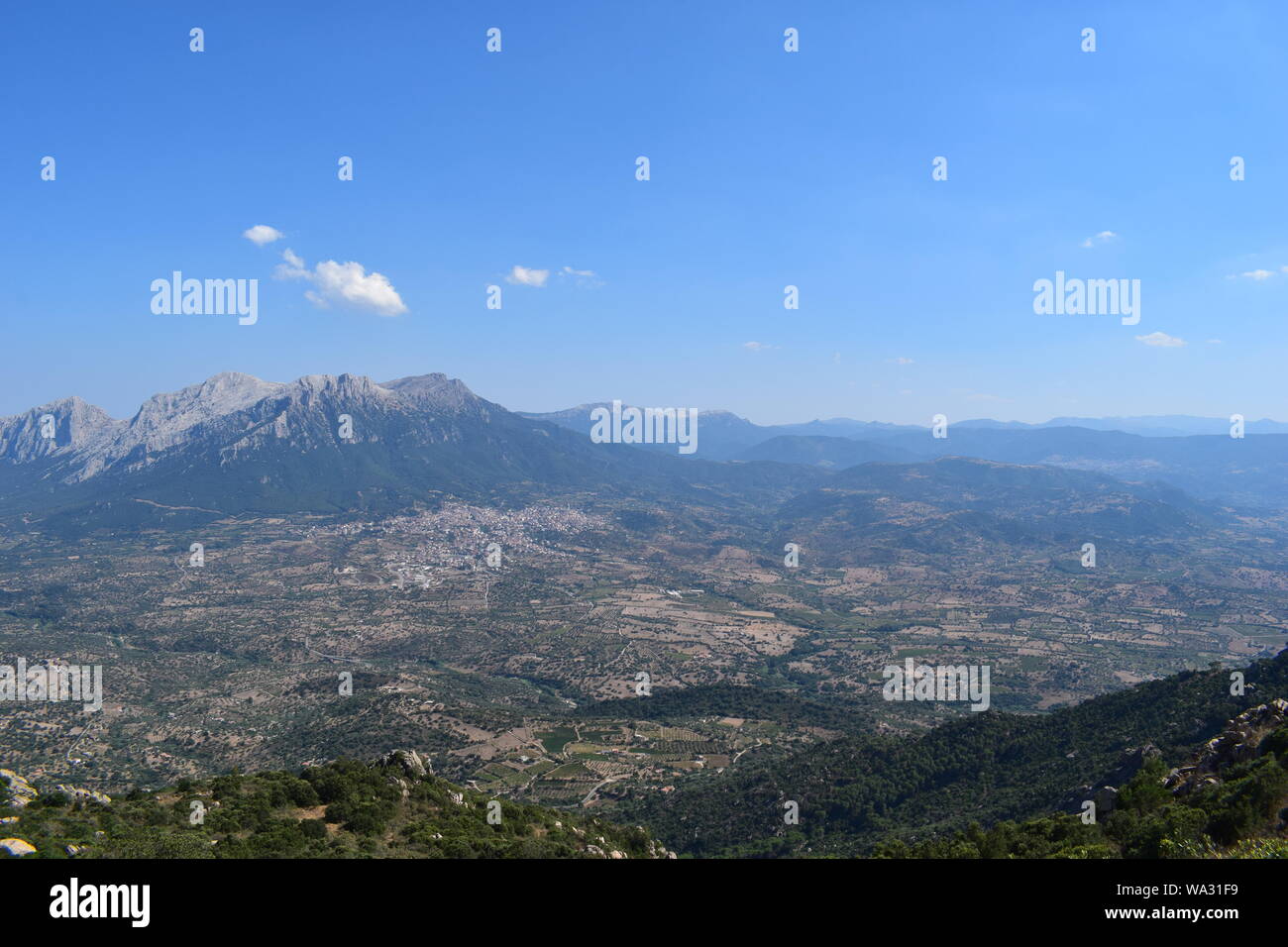 Montagnes et collines sardes, Italie. Un paysage magnifique Banque D'Images