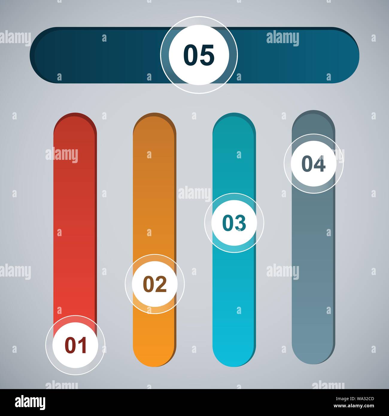 Éléments de vecteur pour infografika. Illustration de Vecteur