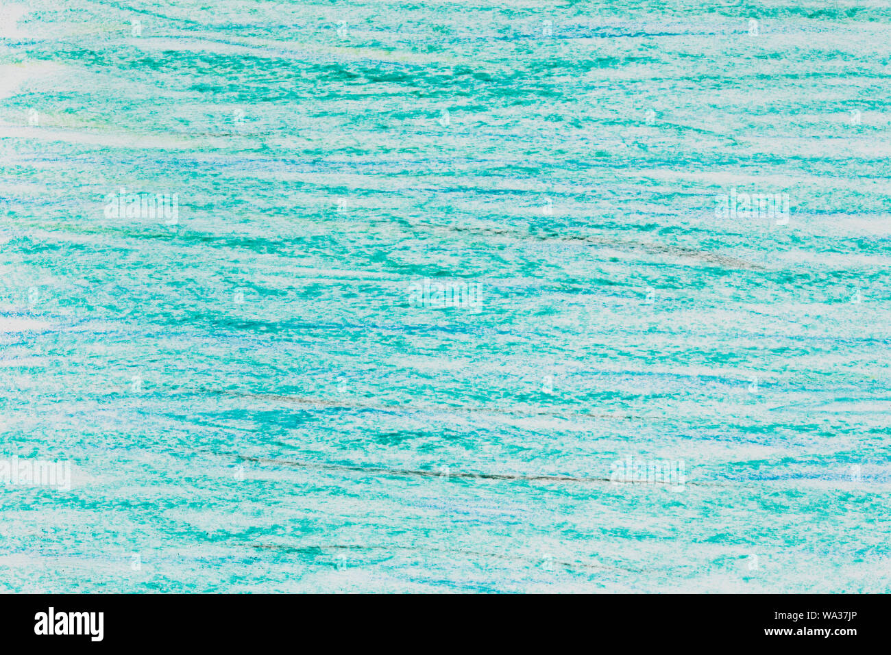 Couleur bleu texture de fond abstrait lignes de crayon Banque D'Images