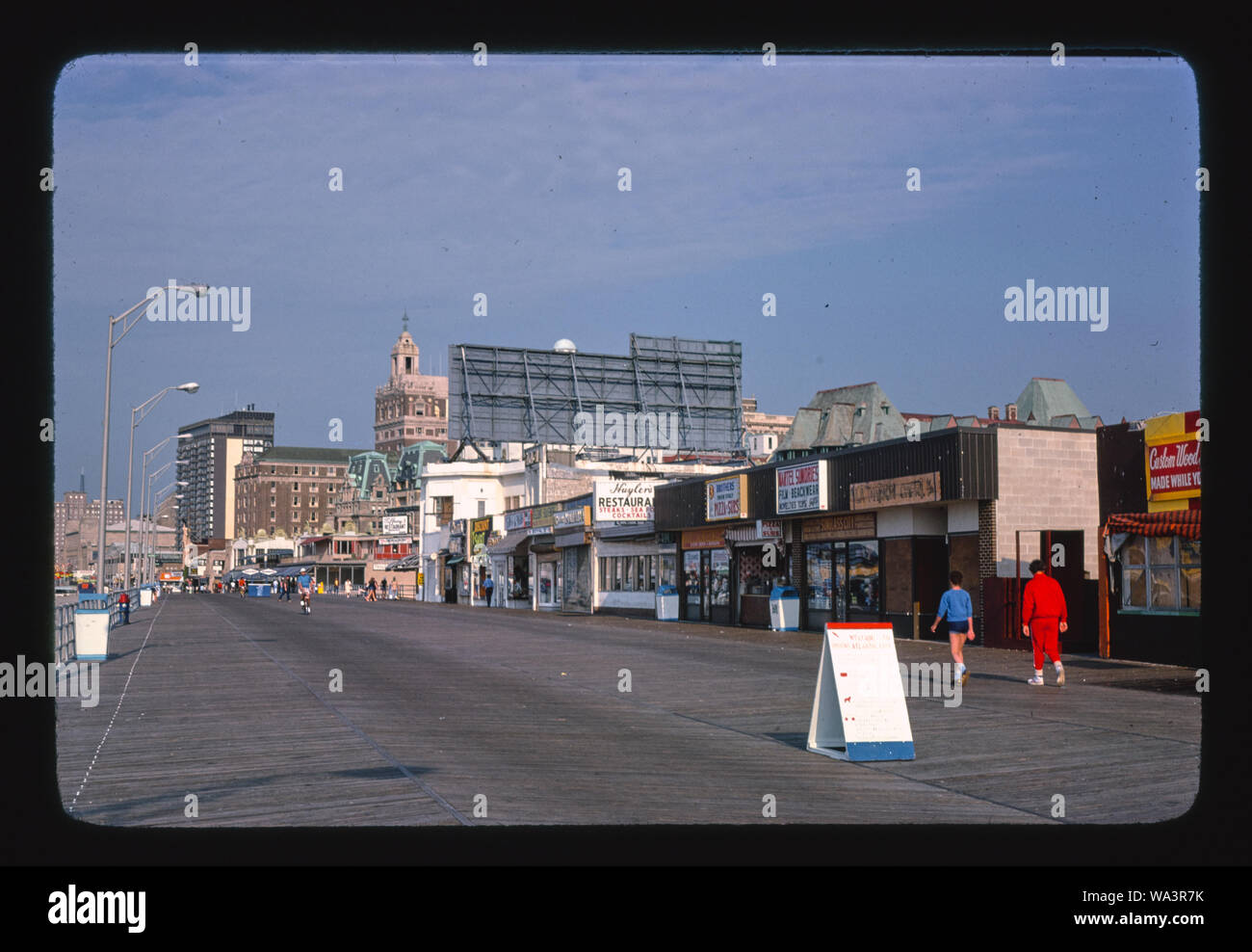 Boardwalk, Atlantic City, New Jersey Banque D'Images