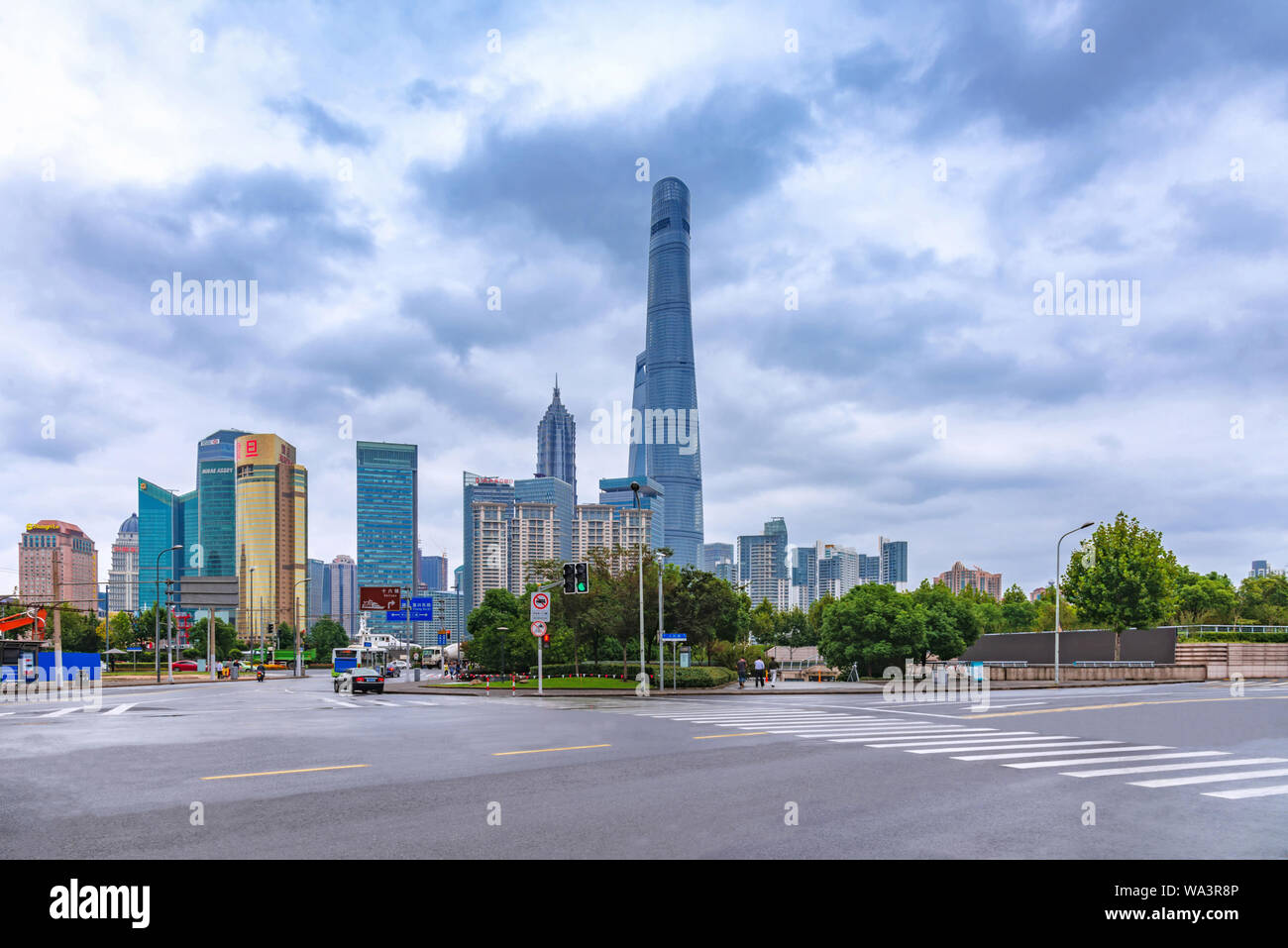 Ville de Shanghai Banque D'Images