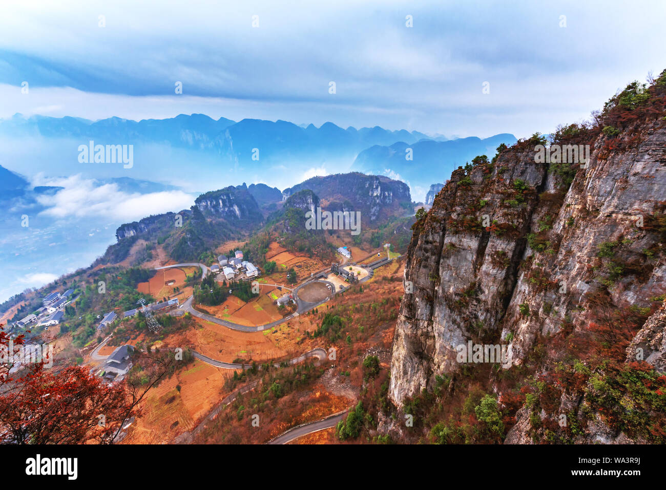 Enshi Hubei paysage du grand canyon Banque D'Images