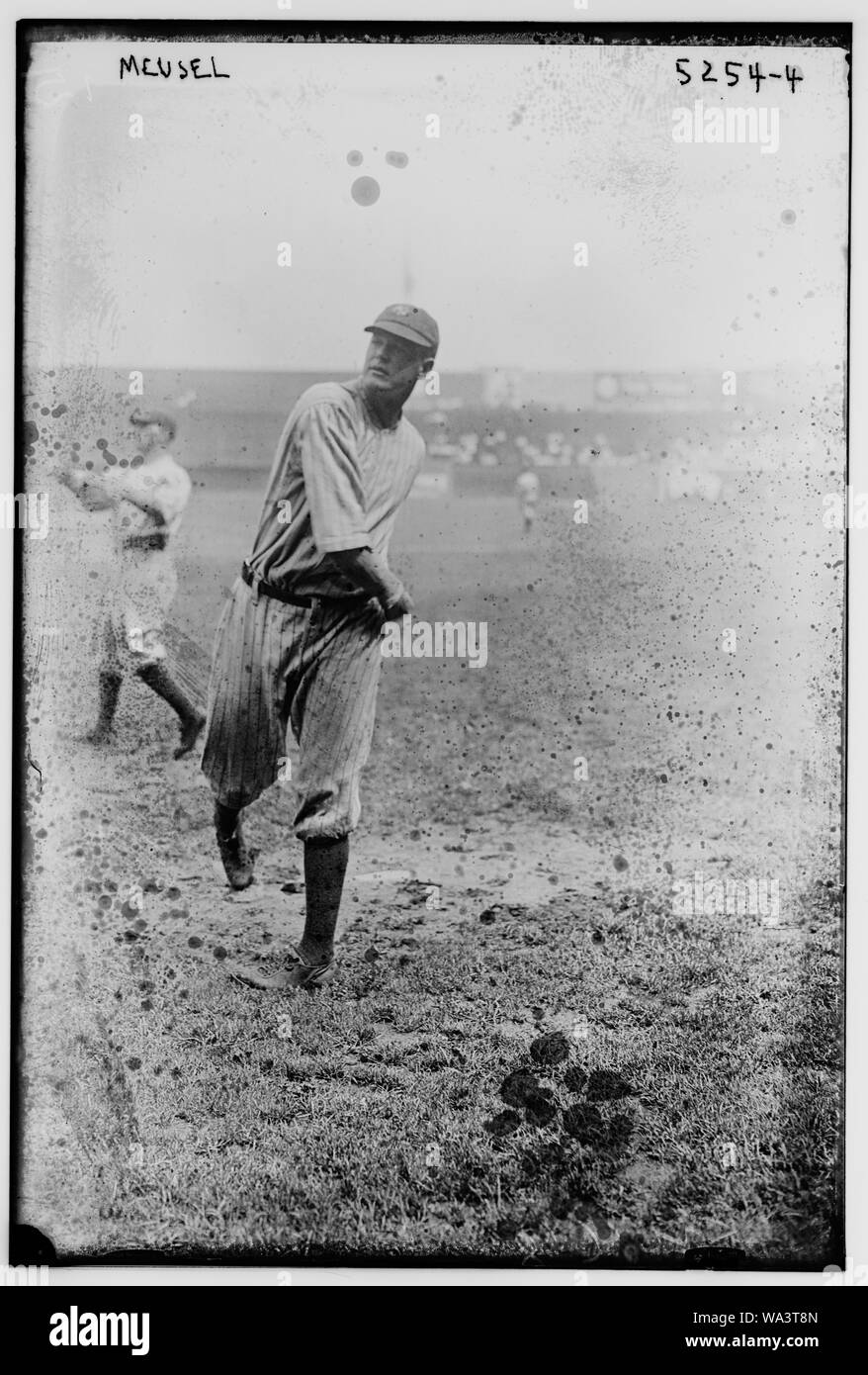 Bob Meusel, New York AL (base-ball) Banque D'Images