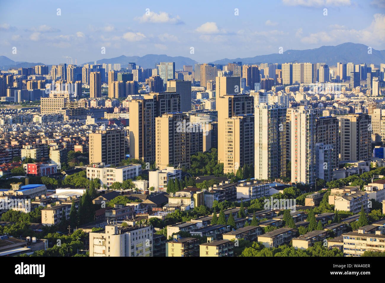 Ningbo City Banque D'Images