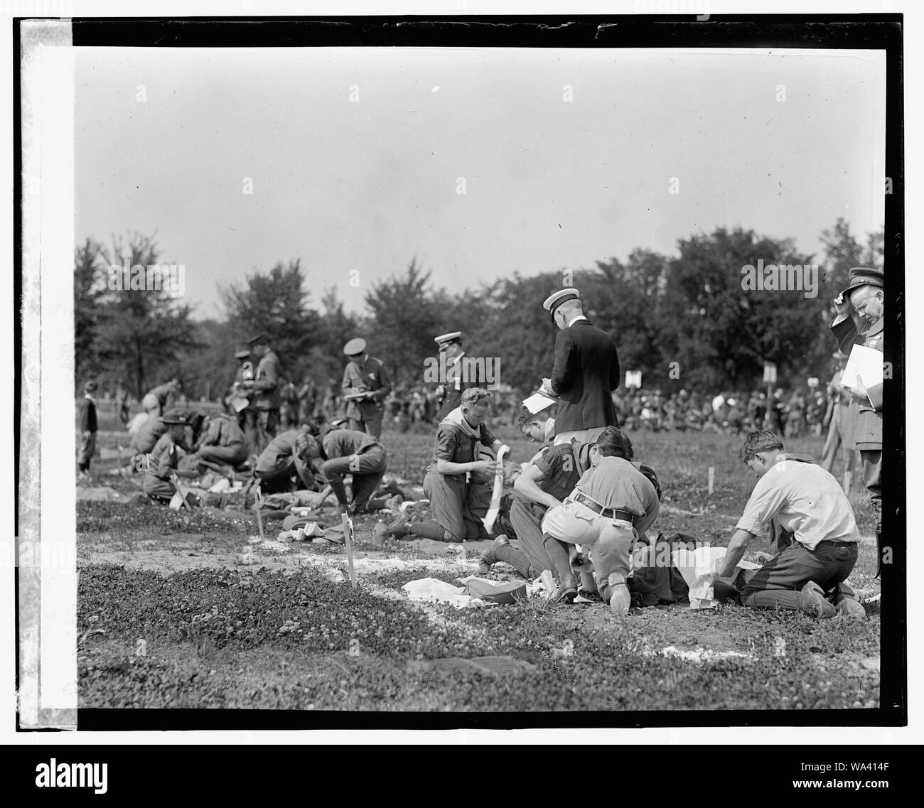 Concours de Scout de garçon, 6/7/24 Banque D'Images