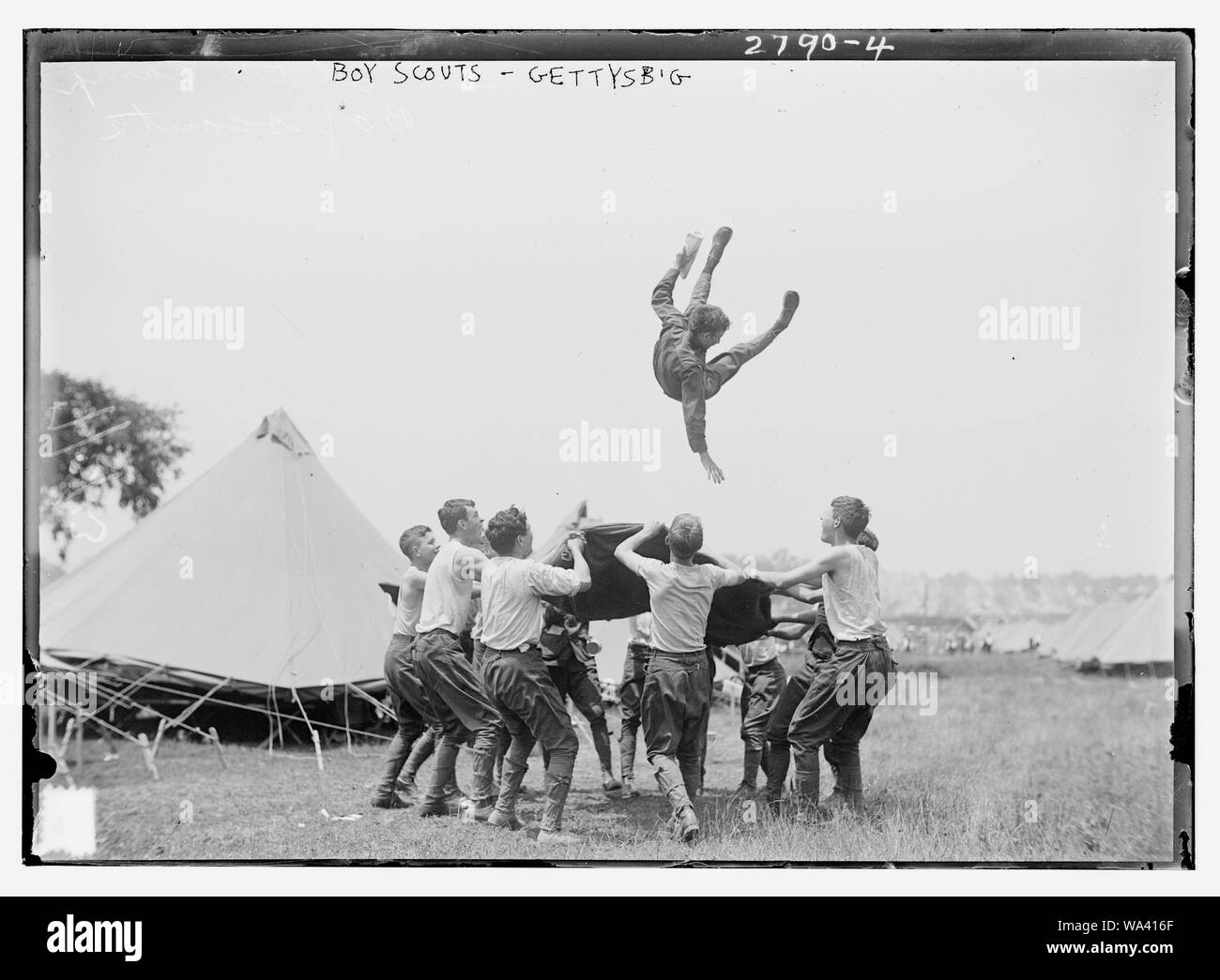 Boy Scouts - Gettysburg Banque D'Images
