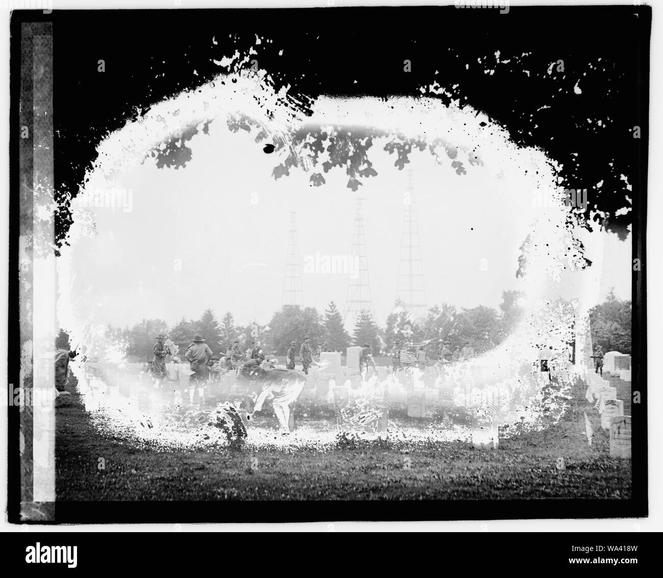 Boy Scouts à Arlington Banque D'Images