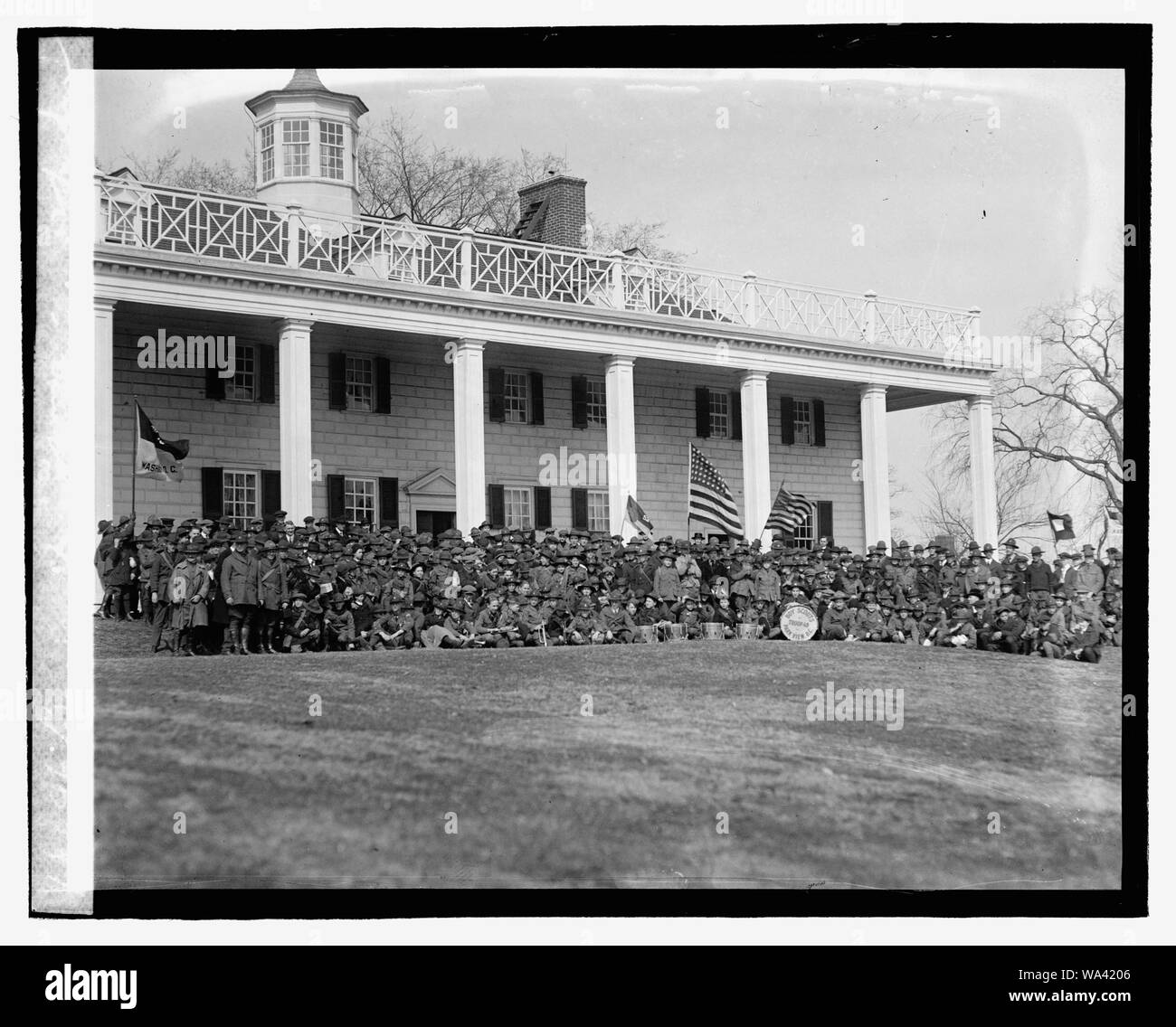 Boy Scouts à Mt. Vernon, 22/02/22 Banque D'Images
