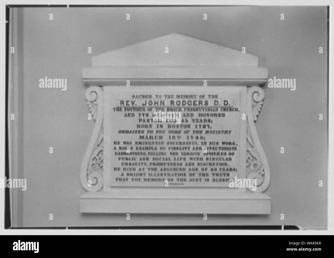 Brick Presbyterian Church, 91e Rue et Park Avenue, New York City. Banque D'Images