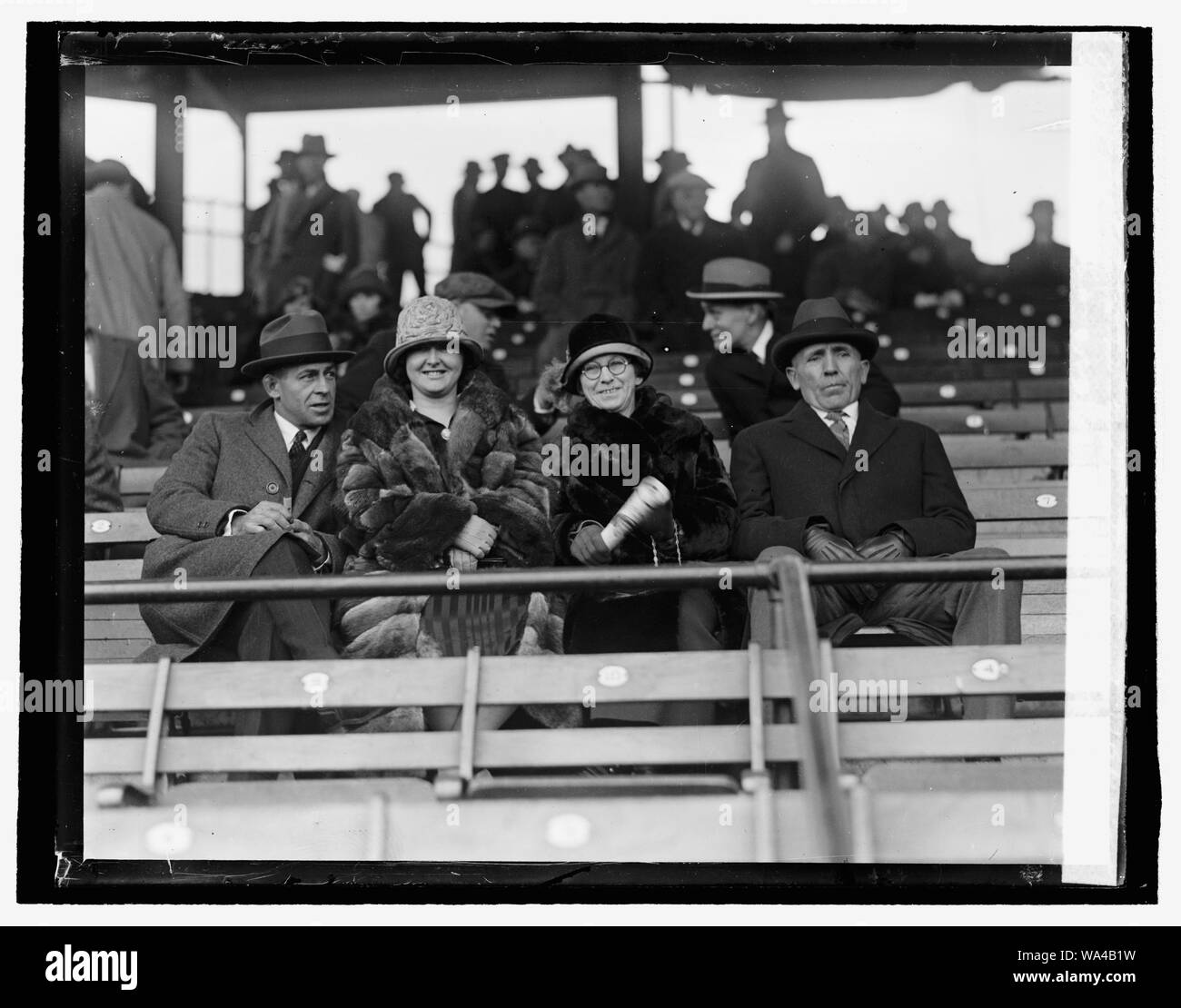 Frère, sœur, mère et beau-père de Stanley Harris, 10/10/25 Banque D'Images