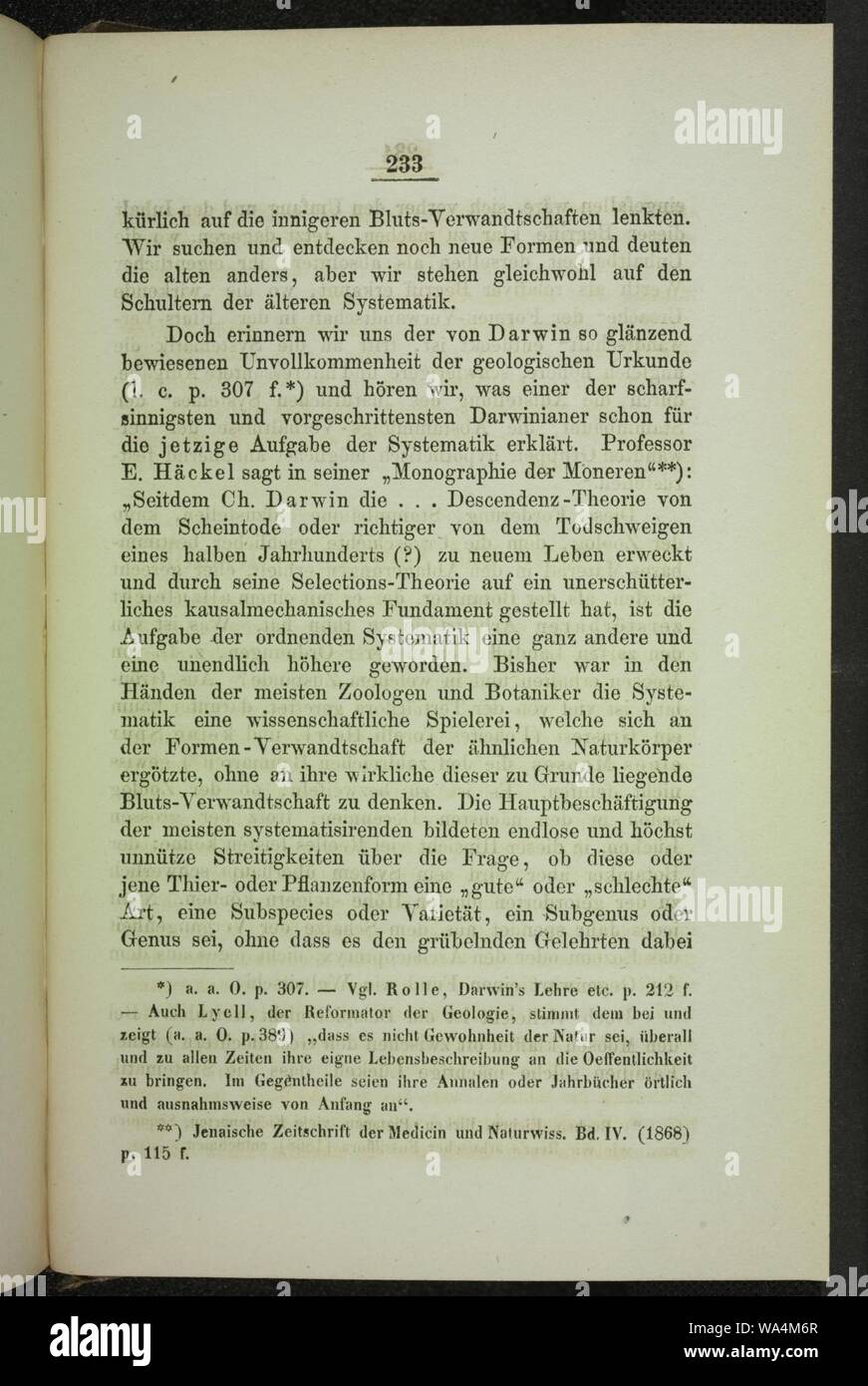 Die Laubmoose Oberfrankens (page 233) Banque D'Images