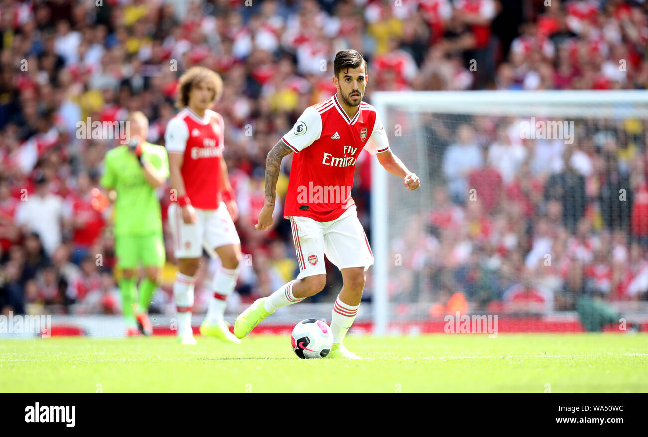 Londres, Royaume-Uni. 17Th Aug 2019. Dani Ceballos (A) à l'Arsenal v Burnley, Premier League anglaise, jeu à l'Emirates Stadium, Londres, le 17 août 2019. **Utilisation éditoriale uniquement, licence requise pour un usage commercial. Aucune utilisation de pari, de jeux ou d'un seul club/ligue/dvd publications** Crédit : Paul Marriott/Alamy Live News Banque D'Images