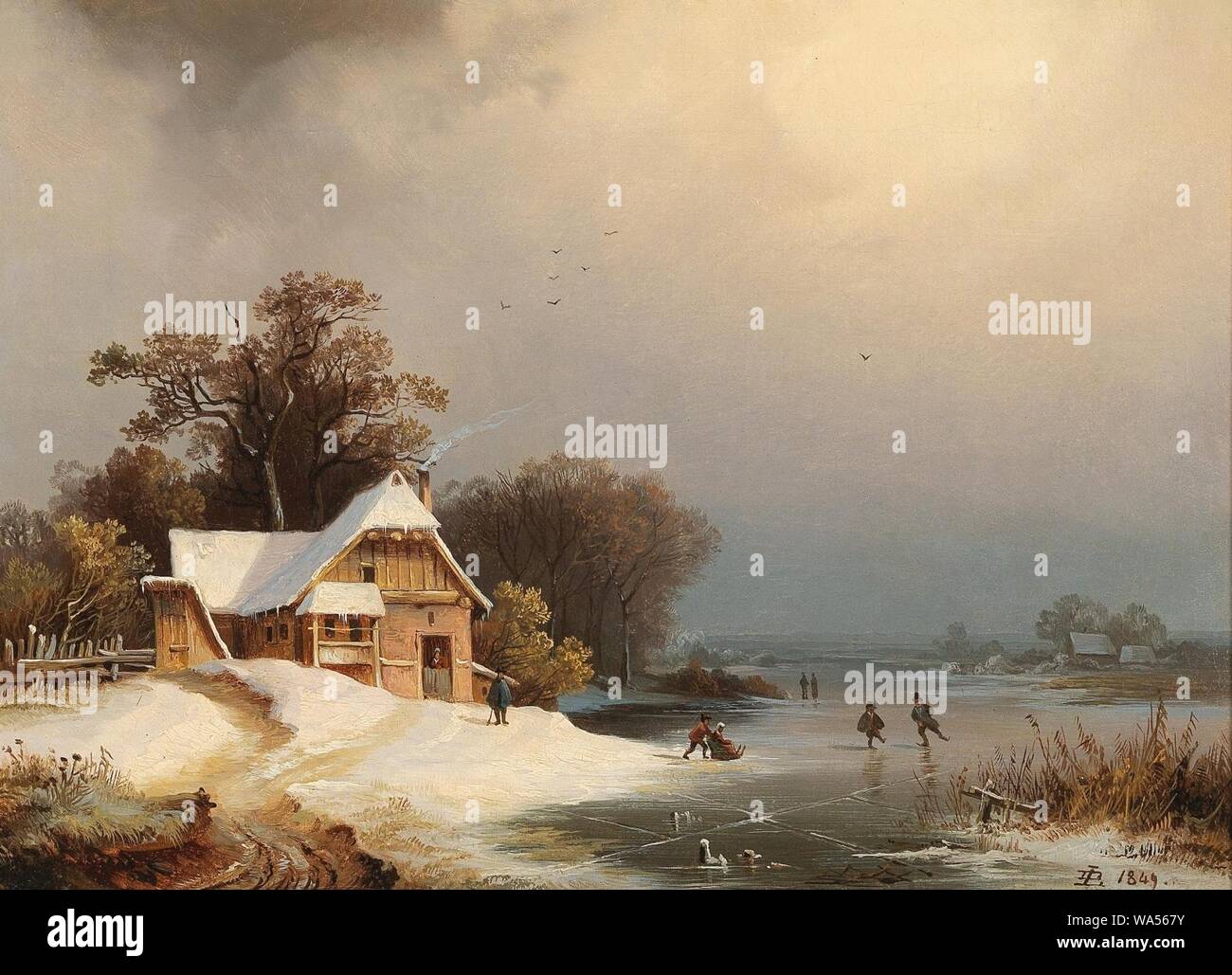 Dietrich Langko - Patinoire. Banque D'Images