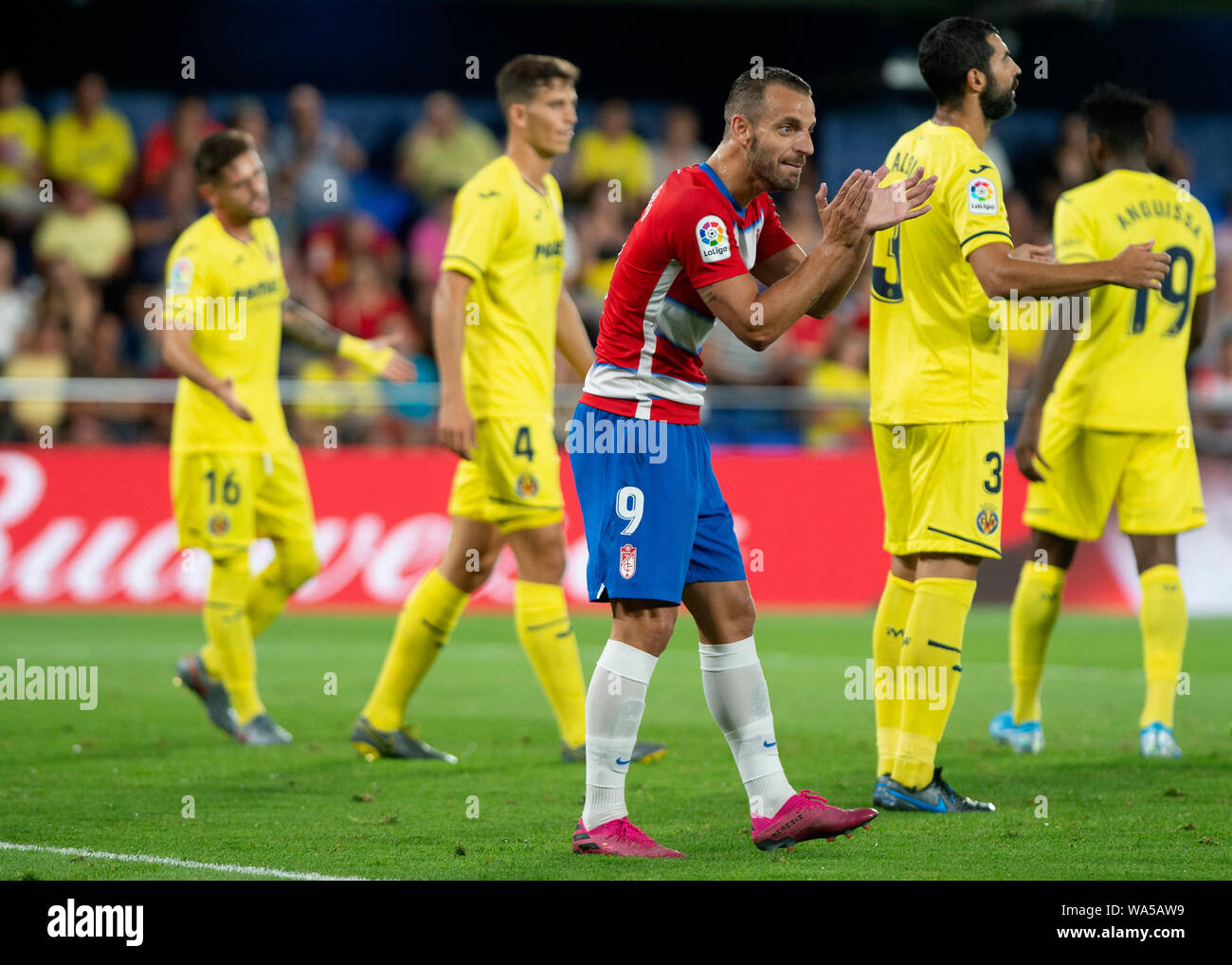 Roberto soldado de Grenade FC lors du match Villareal CF v Granada CF, de LaLiga saison 2019/2019. Le football. La Ceramica Stadium. Villarreal, Espagne, 17 août 2019. Banque D'Images