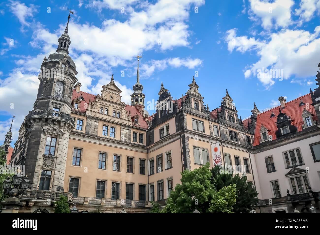 La vieille ville de Dresde Banque D'Images