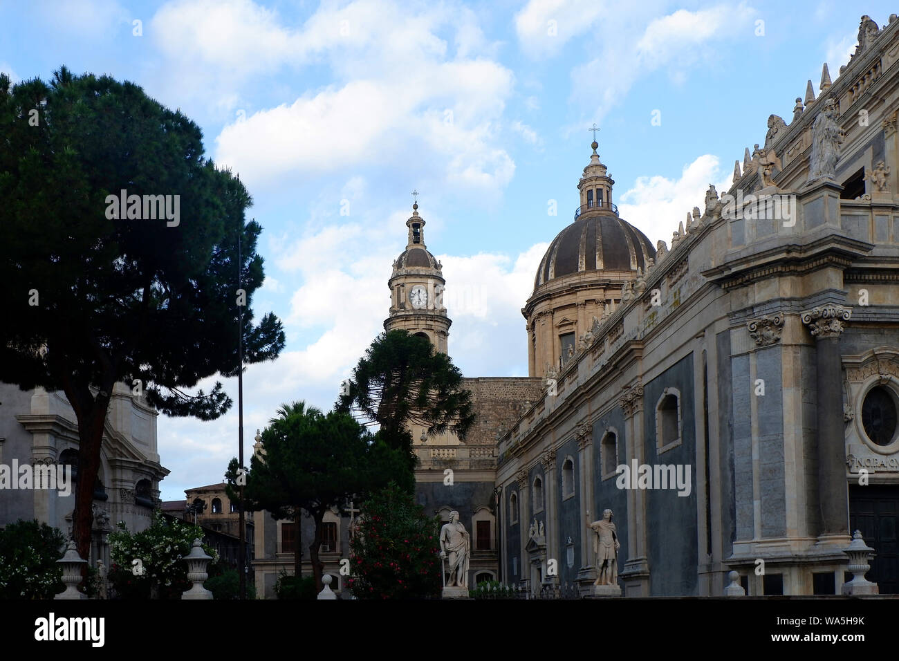 La Cathédrale de Catane à Catane en Sicile. Banque D'Images