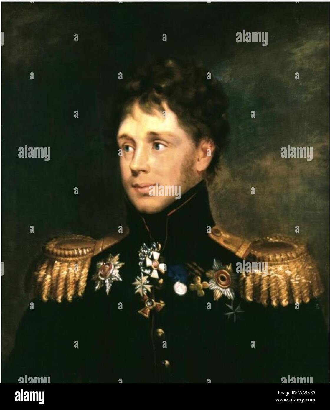 Dmitrij Petrovitch Rezvoy par George Dawe Banque D'Images