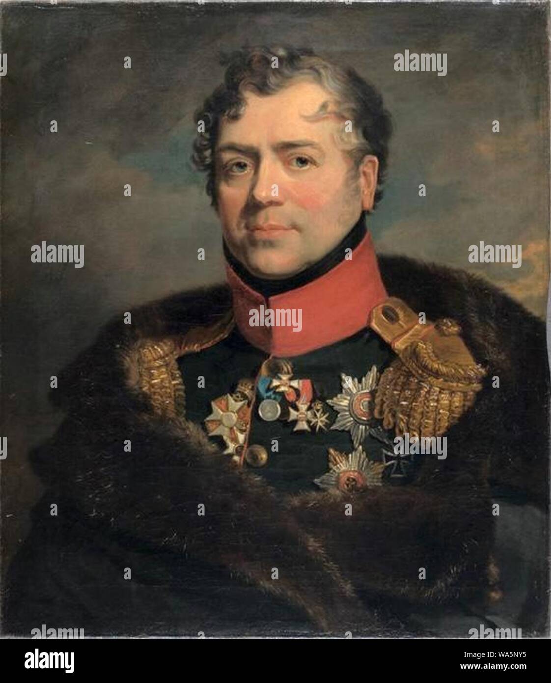 Dmitriy Vladimirovich Golitsyna par George Dawe Banque D'Images