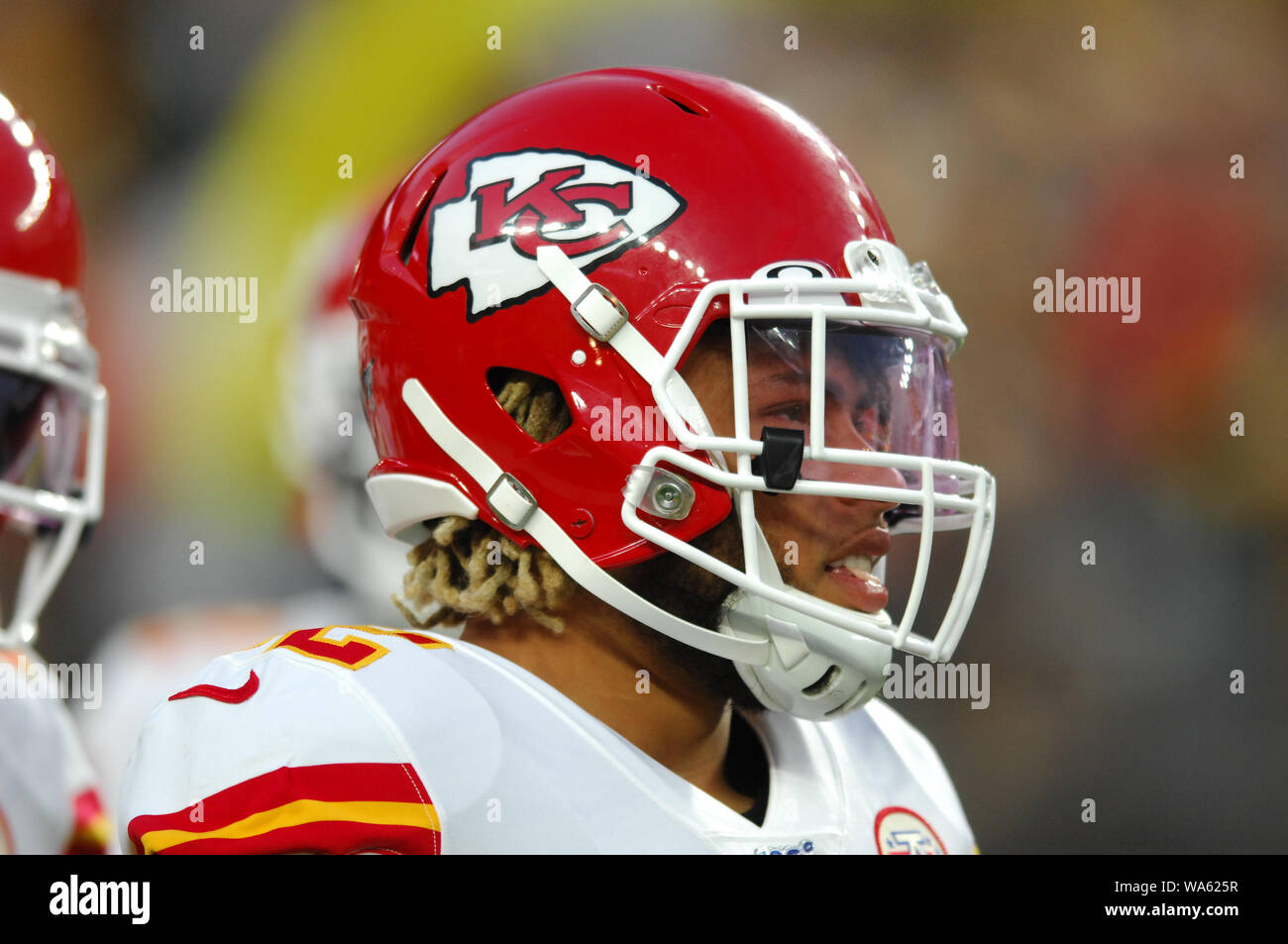 August 17th, 2019 : Tyrann Mathieu # 32 au cours des Pittsburgh Steelers vs Kansas City Chiefs au Heinz Field de Pittsburgh, PA. Jason Pohuski/CSM Banque D'Images August 17th, 2019 : Tyrann Mathieu # 32 au cours des Pittsburgh Steelers vs Kansas City Chiefs au Heinz Field de Pittsburgh, PA. Jason Pohuski/CSM Banque D'Images