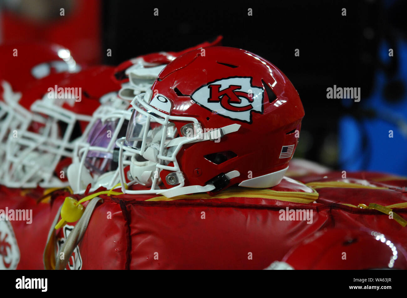 August 17th, 2019 : KC pendant l'Casques Pittsburgh Steelers vs Kansas City Chiefs au Heinz Field de Pittsburgh, PA. Jason Pohuski/CSM Banque D'Images August 17th, 2019 : KC pendant l'Casques Pittsburgh Steelers vs Kansas City Chiefs au Heinz Field de Pittsburgh, PA. Jason Pohuski/CSM Banque D'Images