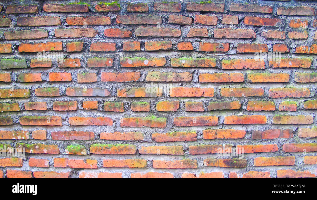 La texture du mur de vieilles briques, Matériau Banque D'Images