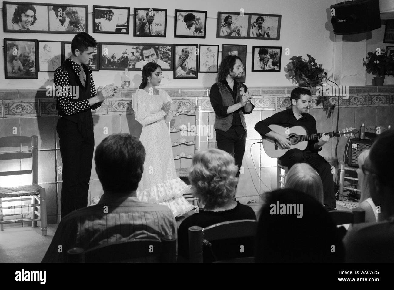 Des soirées Flamenco à Pena Flamenca Nino de Velez dans Velez-Malaga Banque D'Images