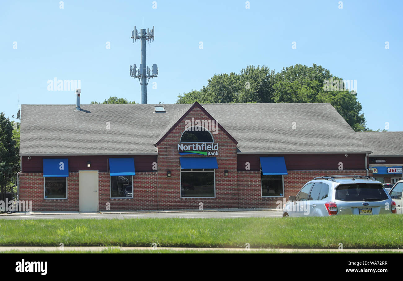 La Princeton New Jersey - le 23 juin 2019 : Northfield Bank à New Jersey - Image Banque D'Images