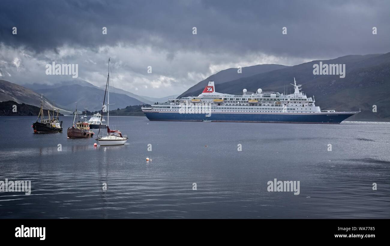 Black Watch de Fred Olsen Cruise Line, à Ullapool Banque D'Images