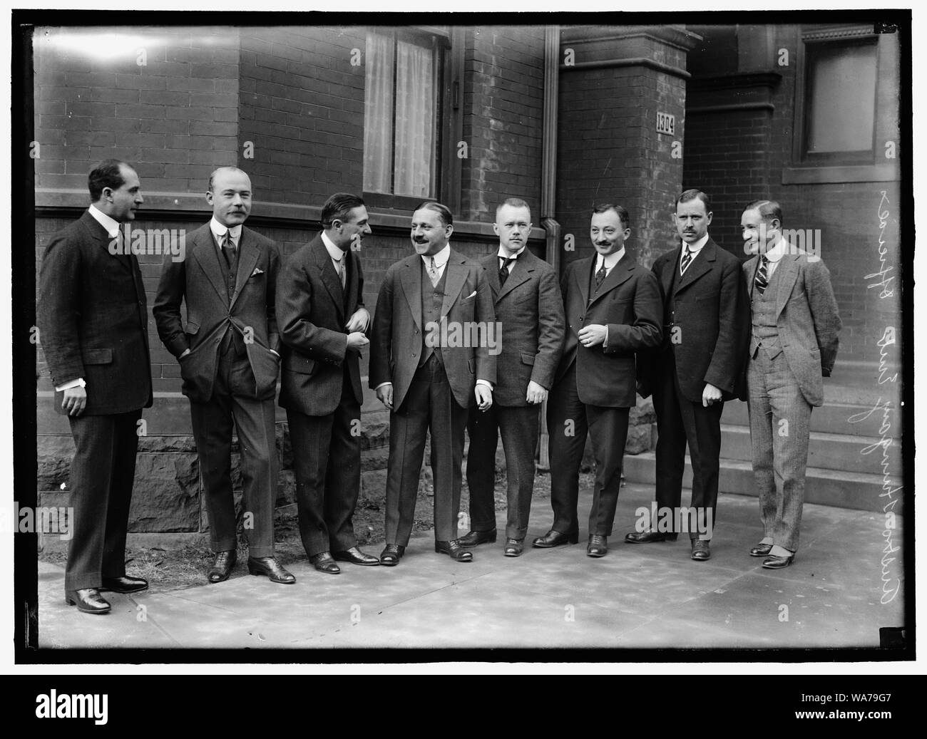 Autriche-Hongrie, des fonctionnaires. Le personnel de l'ambassade Banque D'Images