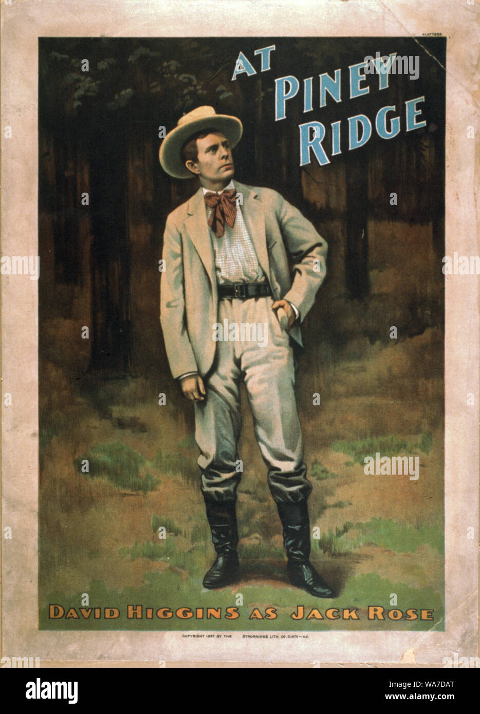 À Piney Ridge Résumé : 1 Couleur d'impression : lithographie ; feuille 46 x 33 cm. (Format affiche) Banque D'Images