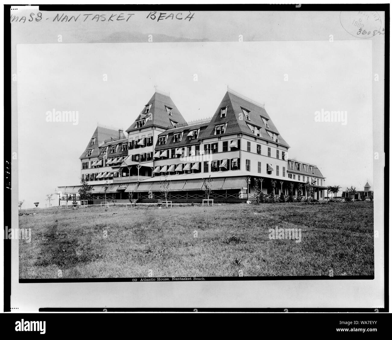 Maison de l'Atlantique, l'établissement Nantasket Beach Banque D'Images