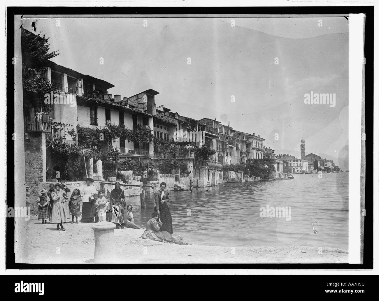 Autriche lac frontière à Saio[] en Autriche Tyrol Banque D'Images