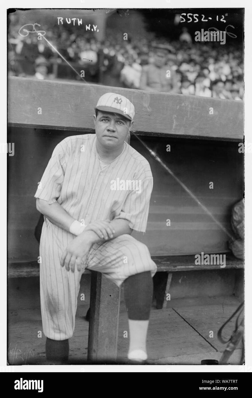 Babe Ruth, New York AL (base-ball) Banque D'Images