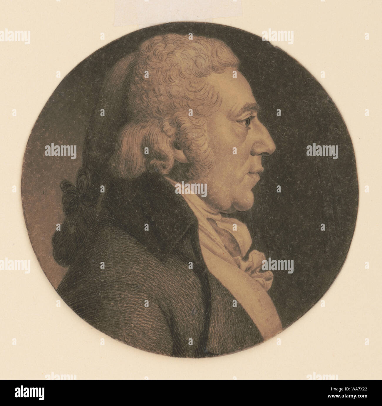 Bailey Bartlett, tête-et-épaules portrait, profil droit Banque D'Images