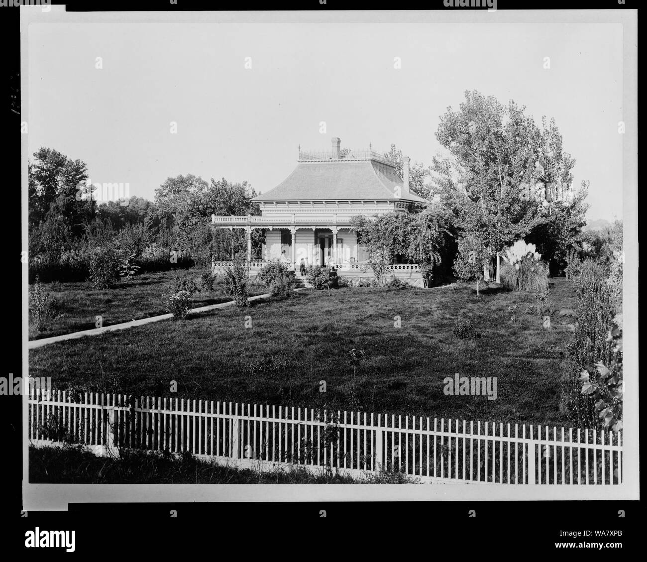 Bakersfield Bakersfield une maison. Banque D'Images