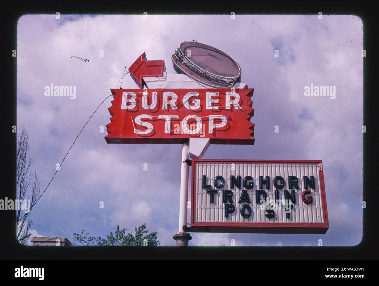 Burger Stop, à Spokane, Washington Banque D'Images