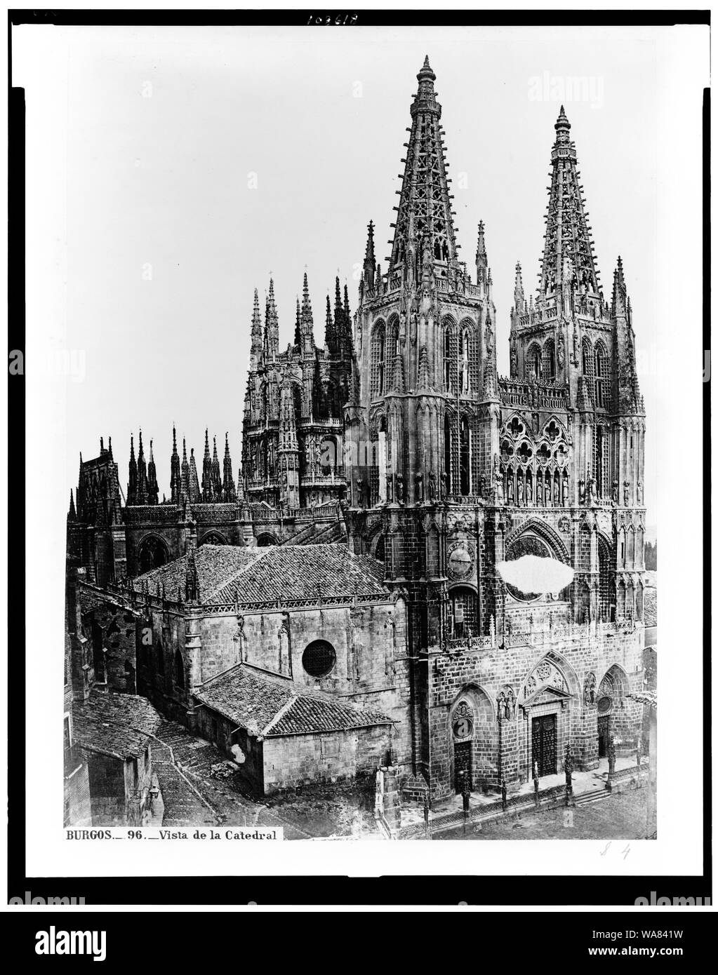 Burgos. Vista de la Catedral Banque D'Images