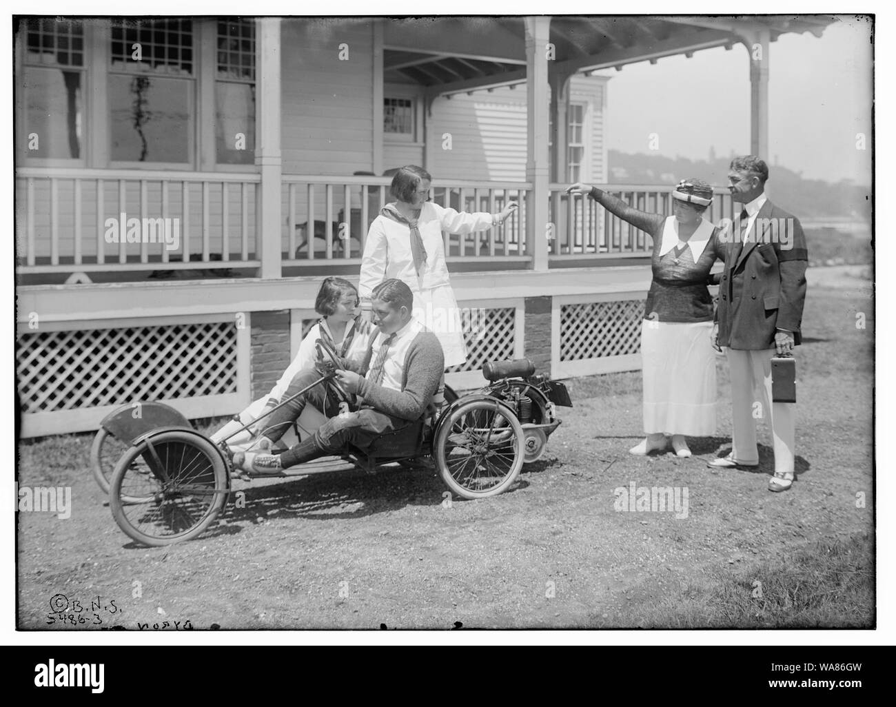 Byron et d'autres (petit racer) Banque D'Images