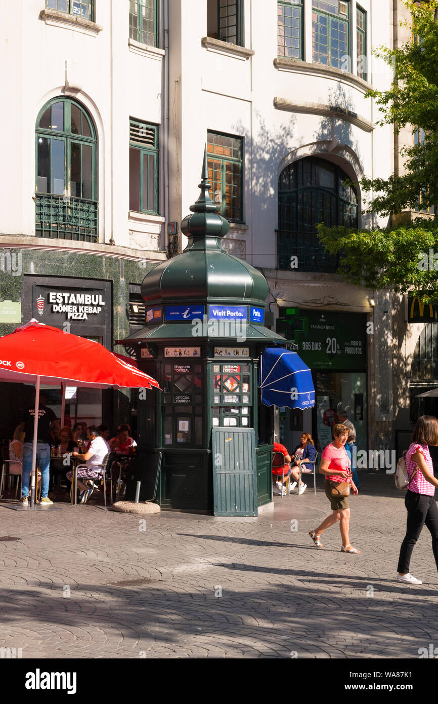 Portugal Porto Porto Praça da Liberdade Av dos Aliados kiosk Office de ...