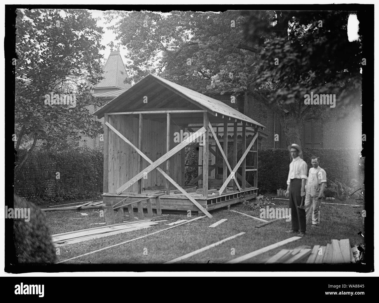 CAMP, Walter, I.E., l'exercice à l'école. BATH HOUSE POUR LES REPRÉSENTANTS DU GOUVERNEMENT Banque D'Images