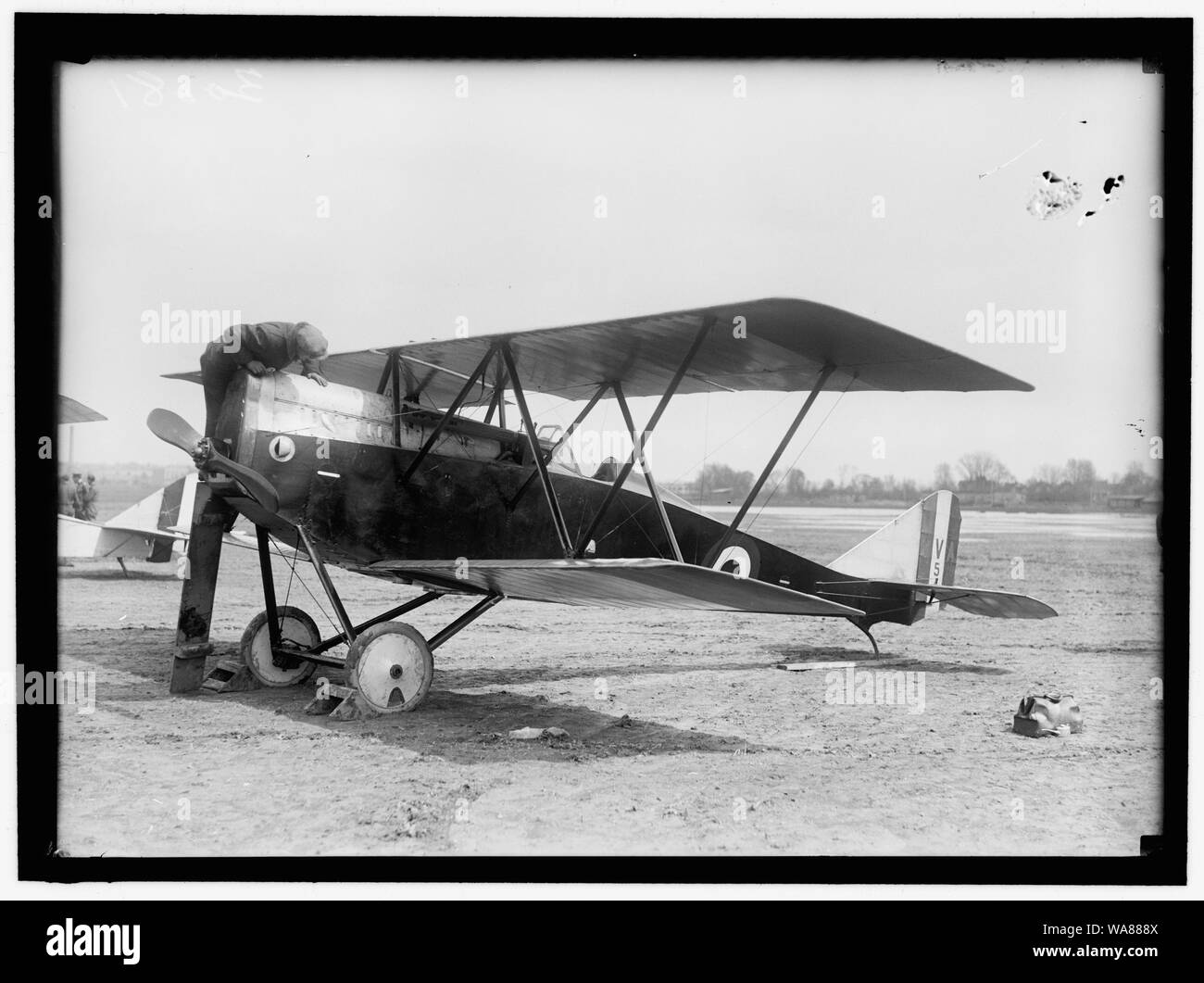 CANTONI, A. LT., l'ARMÉE ITALIENNE AVIATOR Banque D'Images